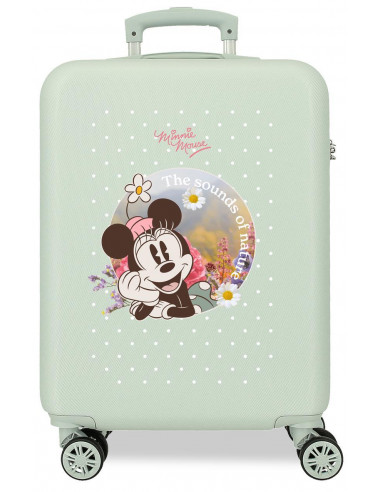 2961721 ABS SUITCASE 55CM 4W. MINNIE WILD NATURE